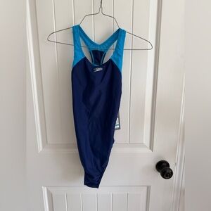 New nwt Gil’s size 16 Speedo Blue One-Piece Swimsuit